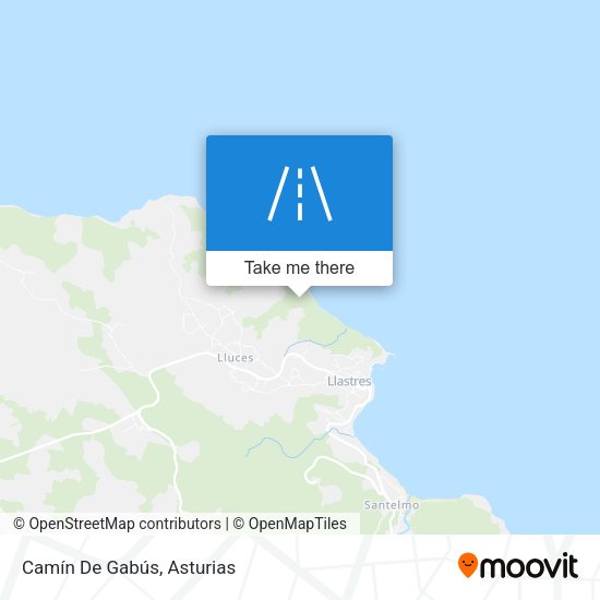 Camín De Gabús map