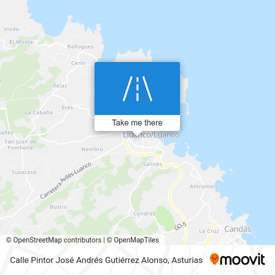 Calle Pintor José Andrés Gutiérrez Alonso map