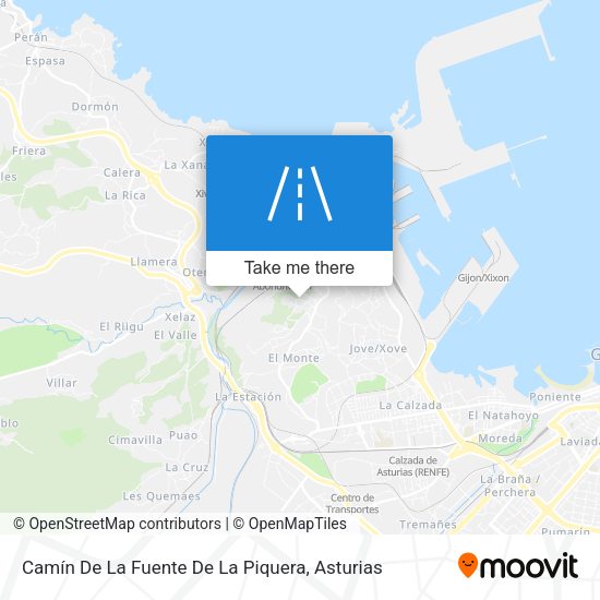 Camín De La Fuente De La Piquera map