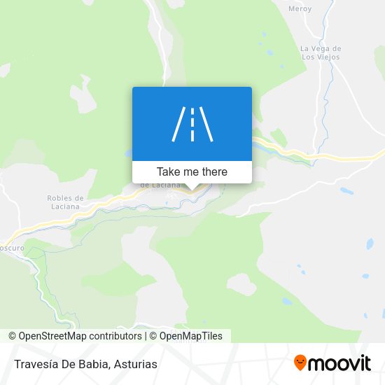 Travesía De Babia map