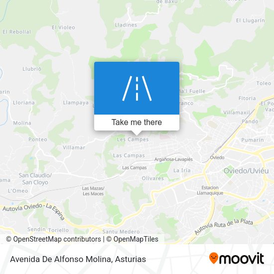 Avenida De Alfonso Molina map
