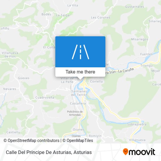 Calle Del Príncipe De Asturias map