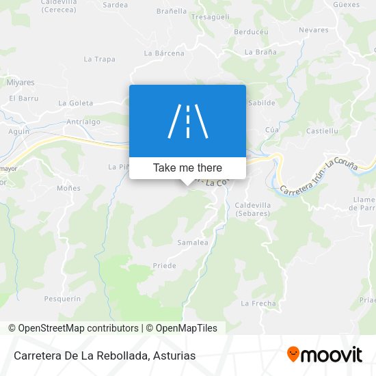 Carretera De La Rebollada map