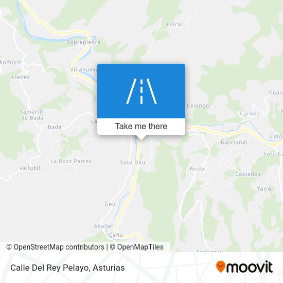 Calle Del Rey Pelayo map