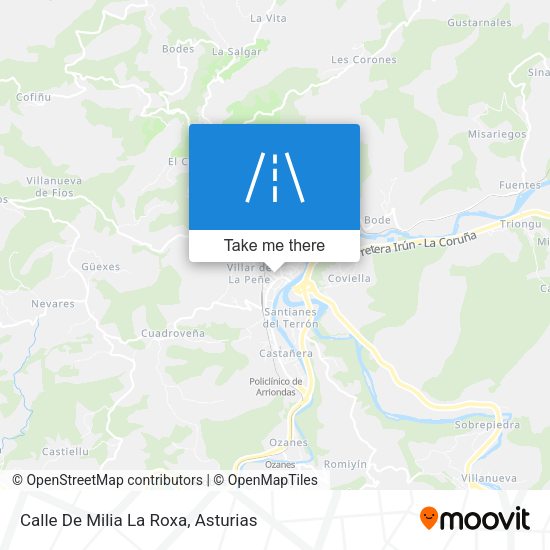 Calle De Milia La Roxa map