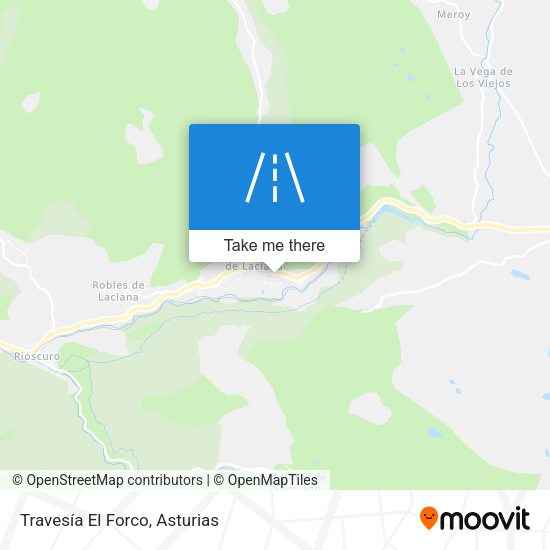 Travesía El Forco map