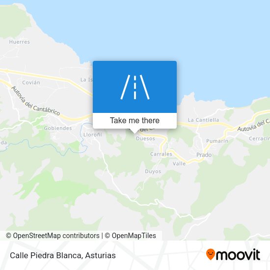 Calle Piedra Blanca map