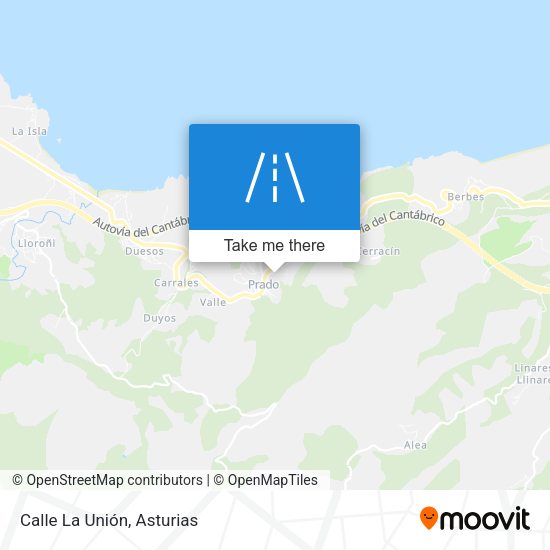 Calle La Unión map