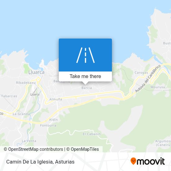 Camín De La Iglesia map
