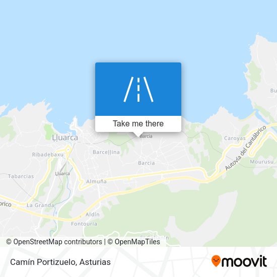 Camín Portizuelo map