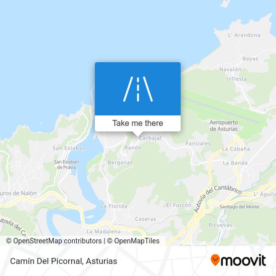 Camín Del Picornal map