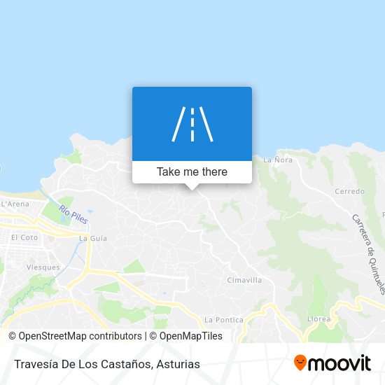 Travesía De Los Castaños map