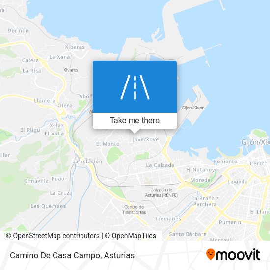 Camino De Casa Campo map