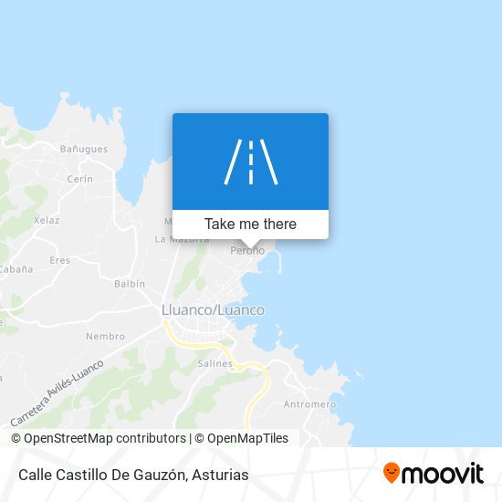 Calle Castillo De Gauzón map