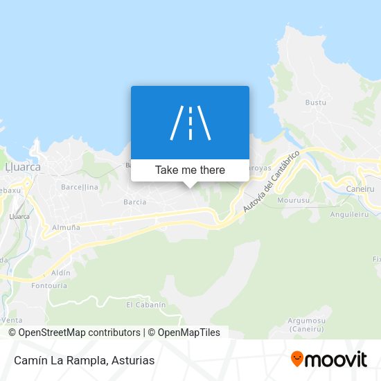 Camín La Rampla map