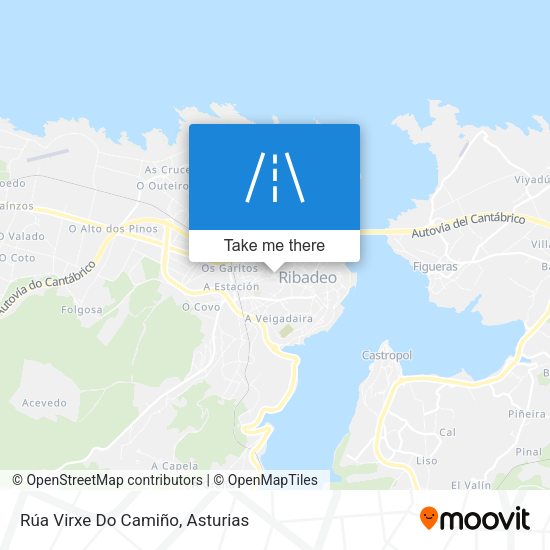 Rúa Virxe Do Camiño map