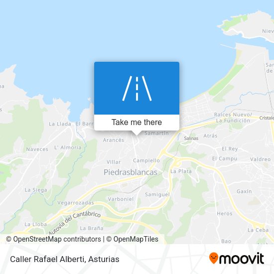 Caller Rafael Alberti map