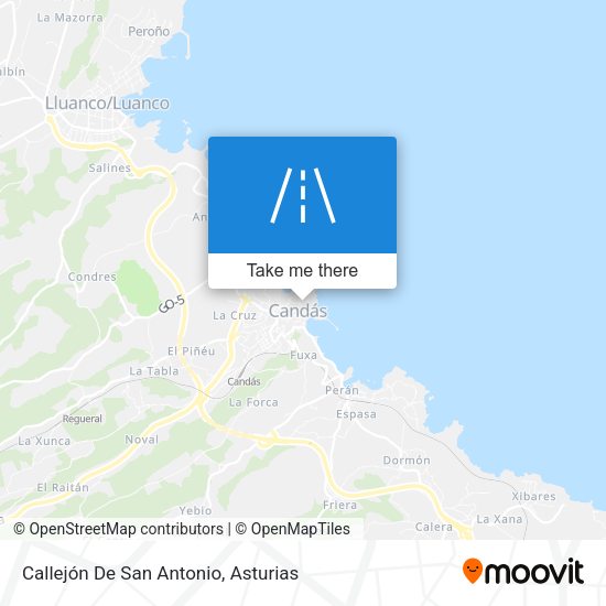 Callejón De San Antonio map