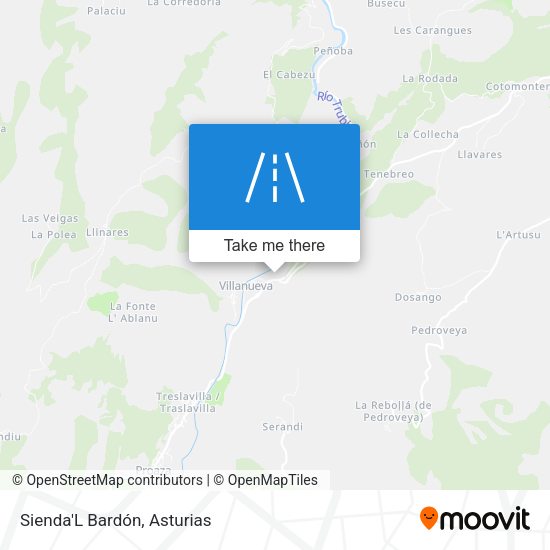 Sienda'L Bardón map