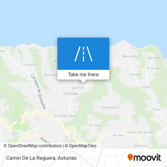 Camín De La Reguera map