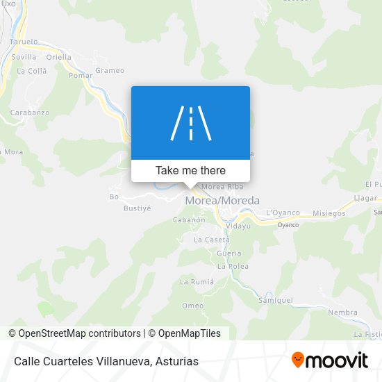 Calle Cuarteles Villanueva map
