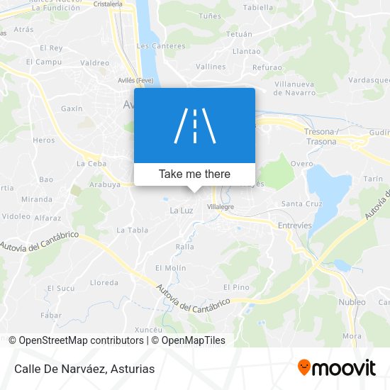 Calle De Narváez map