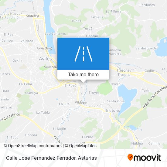 Calle Jose Fernandez Ferrador map