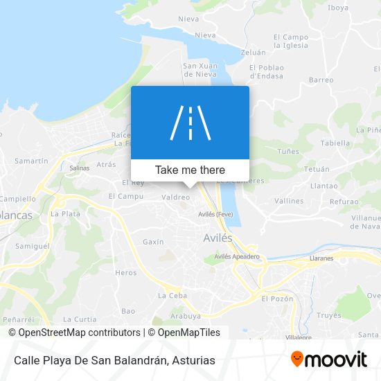 Calle Playa De San Balandrán map
