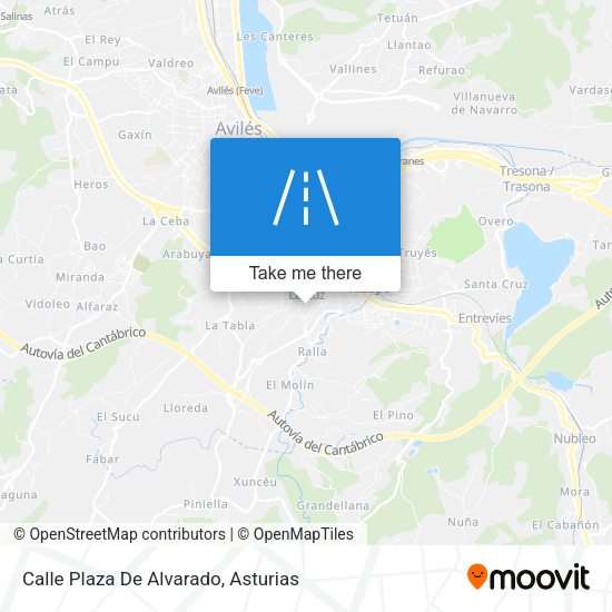Calle Plaza De Alvarado map