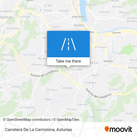 Carretera De La Carrionina map