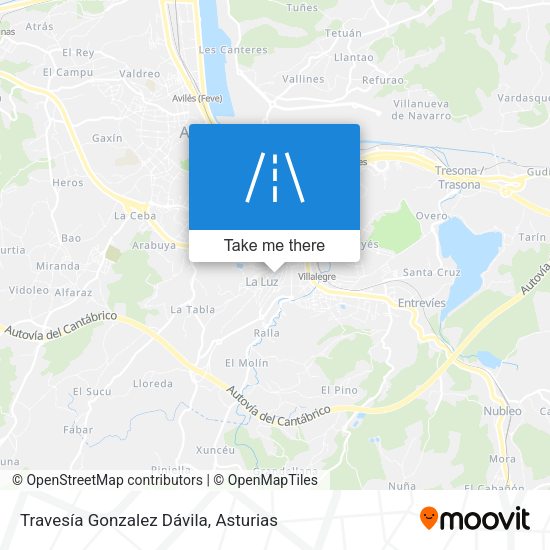Travesía Gonzalez Dávila map