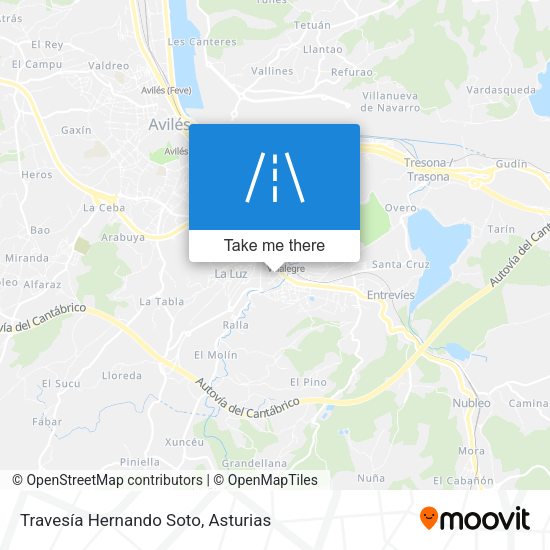 Travesía Hernando Soto map