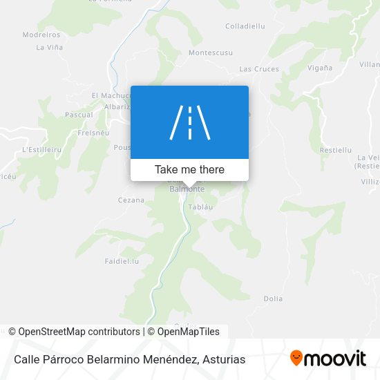 Calle Párroco Belarmino Menéndez map