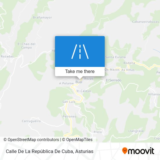 Calle De La República De Cuba map