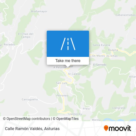 Calle Ramón Valdés map