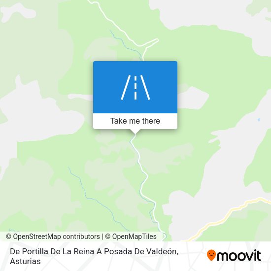 De Portilla De La Reina A Posada De Valdeón map