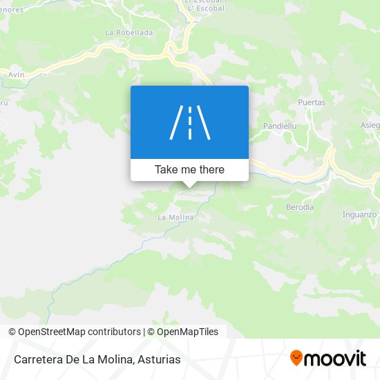 mapa Carretera De La Molina