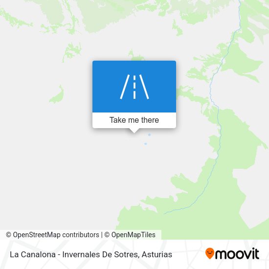 La Canalona - Invernales De Sotres map