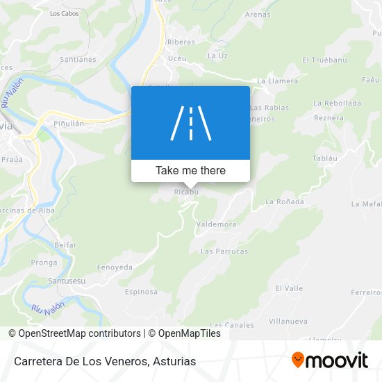 Carretera De Los Veneros map