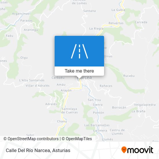 Calle Del Río Narcea map