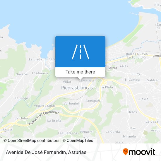 Avenida De José Fernandín map