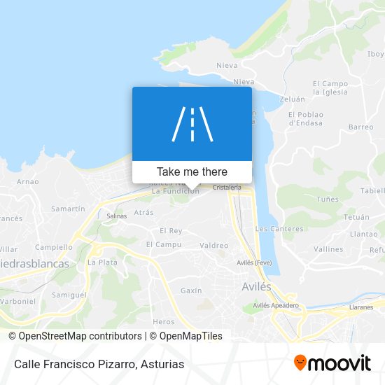 Calle Francisco Pizarro map
