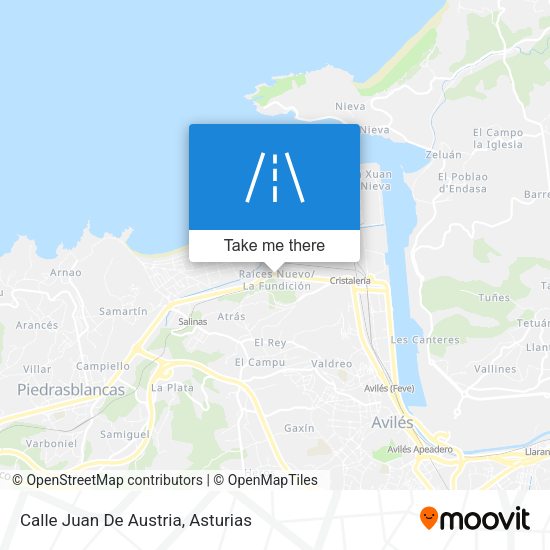 Calle Juan De Austria map