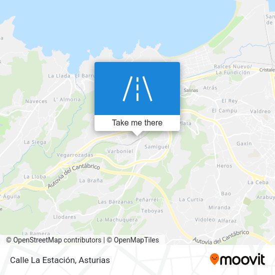 Calle La Estación map