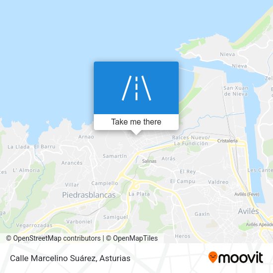 Calle Marcelino Suárez map