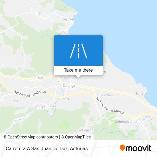 Carretera A San Juan De Duz map