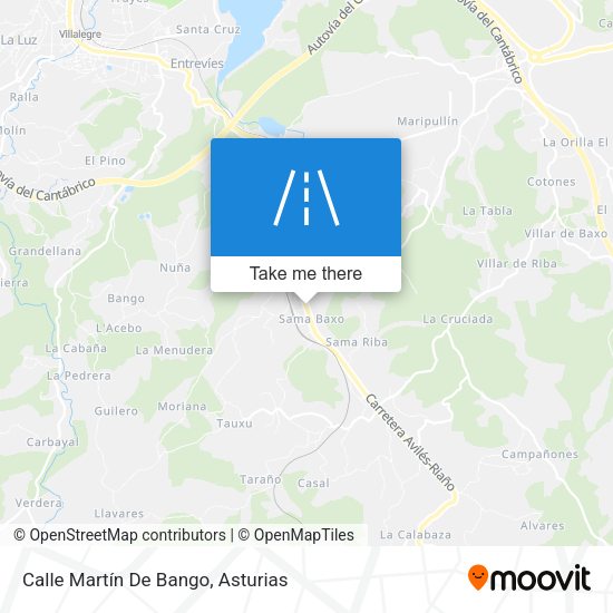 Calle Martín De Bango map
