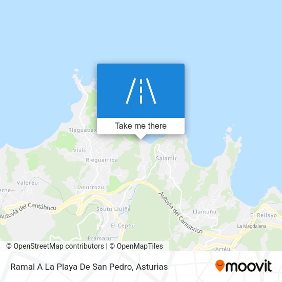 Ramal A La Playa De San Pedro map