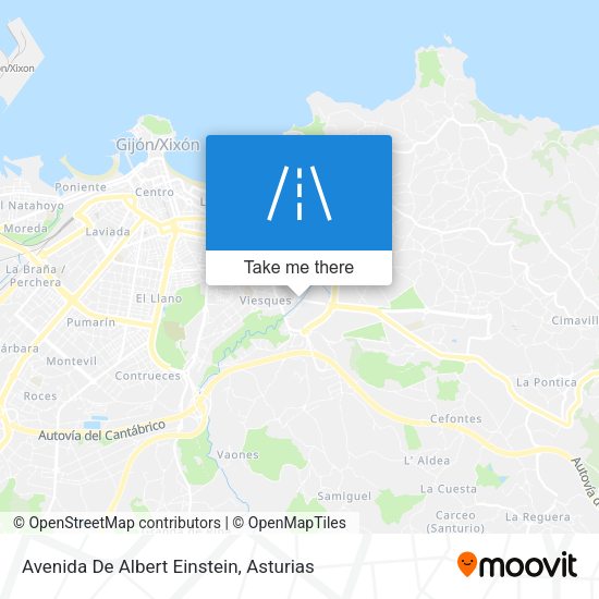 Avenida De Albert Einstein map