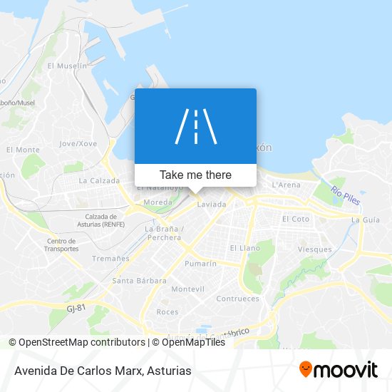 Avenida De Carlos Marx map